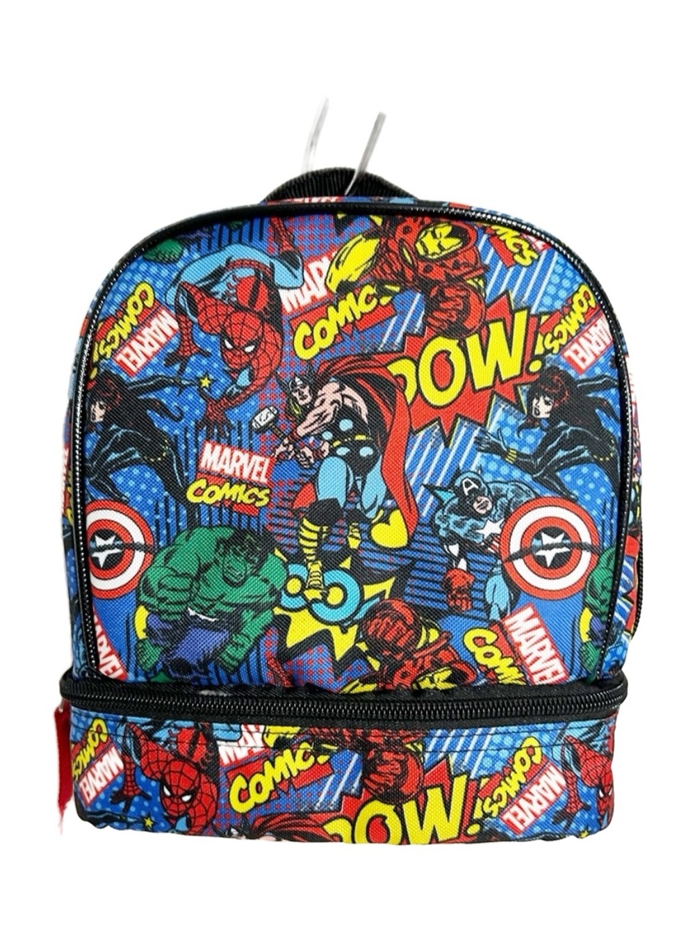 Marvel Comics Hero All Over Print Insulated Rectangle Lunch Bag Two Compartments